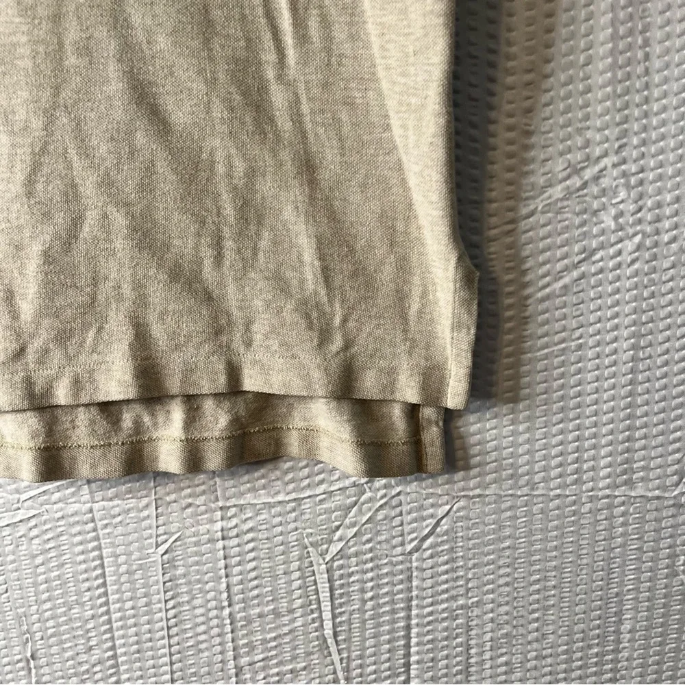 Polo Ralph Lauren Beige Cotton Polo Size M